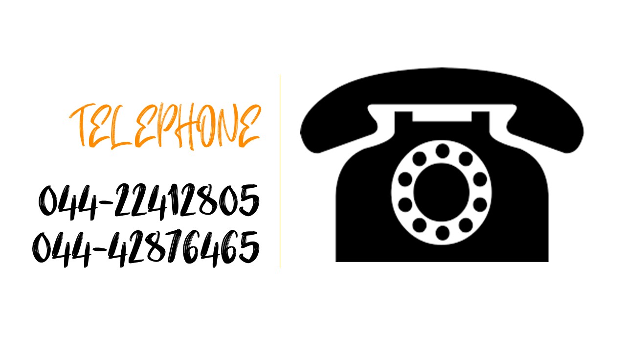 TELEPHONE: 044-22412805, 044-42876465